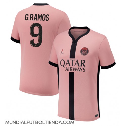 Camiseta Paris Saint-Germain Goncalo Ramos #9 Tercera Equipación Replica 2024-25 mangas cortas